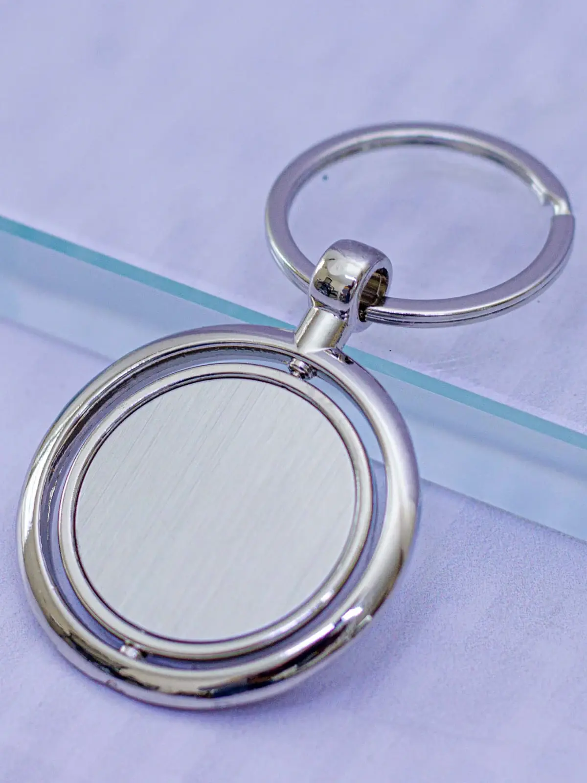 OrbitFull Rotating Metal Keyring