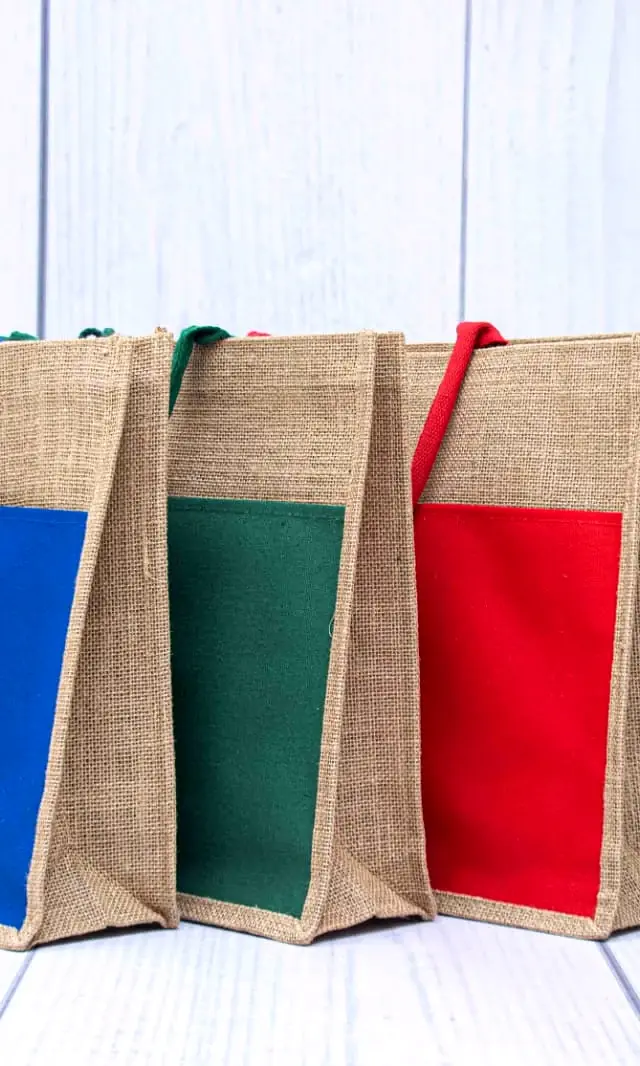 SisalCraft A3 Buttoned Jute Bag