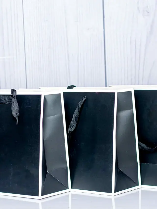 Noir A3 Carrier Bag