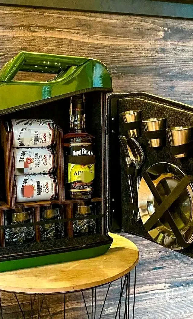 CanisterBar Wooden Storage Cabinet