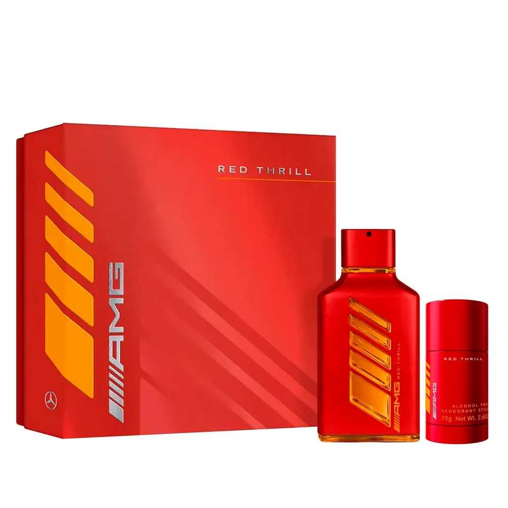Mercedes-Benz AMG red thrill - Eau de Parfum, 100 ml + 75g deodorant stick (alcohol free)